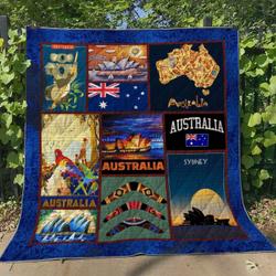 Australia Bl070605 Quilt Blanket and Home Decor