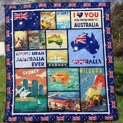 Australia Blanket Th1307 Quilt and Home Decor