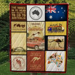 Australia Cl14100011Mdq Quilt Blanket and Home Decor