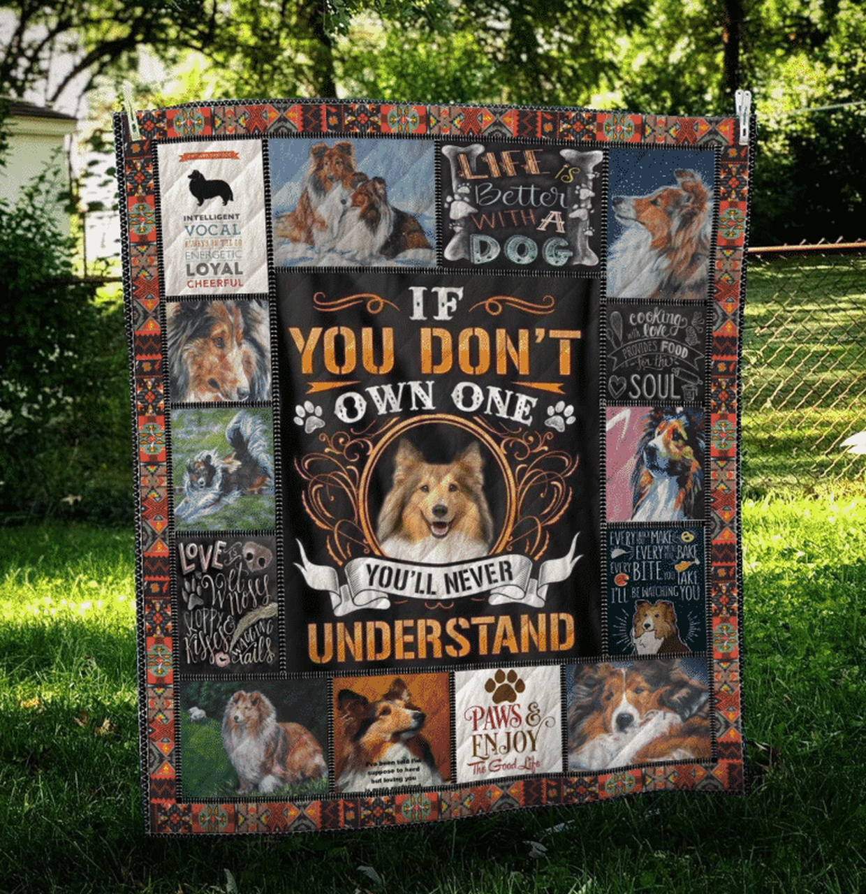 Australian Catlle Dog New Patek U Quilt Am and Home Decor