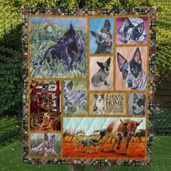 Australian Cattle Cl10100021Mdq Quilt Blanket and Home Decor