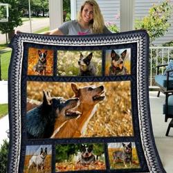 Australian Cattle Dog Dog Of Many Colors Quilt Blanket Dhc020120245Td and Home Decor