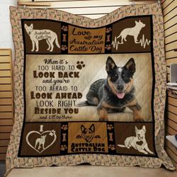Australian Cattle Dog Planket Jfj Quilt Oj and Home Decor