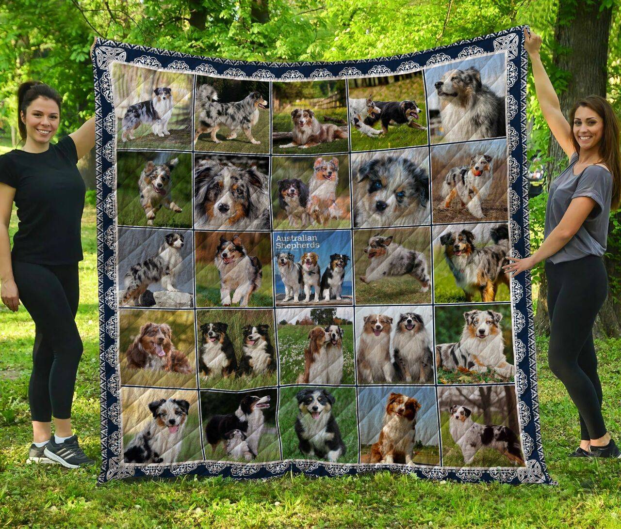 Australian Shepherd Quilt Blanket Dhc13121819Vt and Home Decor