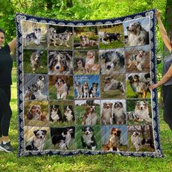 Australian Shepherd Quilt Blanket Dhc13121819Vt and Home Decor