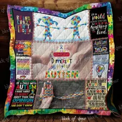 Autism Cl22100049Mdq Quilt Blanket and Home Decor