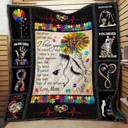 Autism Clh091005Q Quilt Blanket and Home Decor