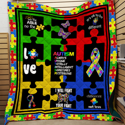 Autism G Quilt Ja and Home Decor