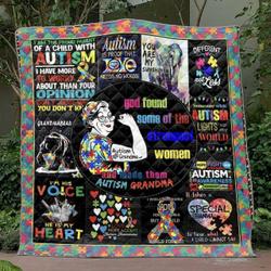 Autism Grandma Clt180603 Quilt Blanket and Home Decor