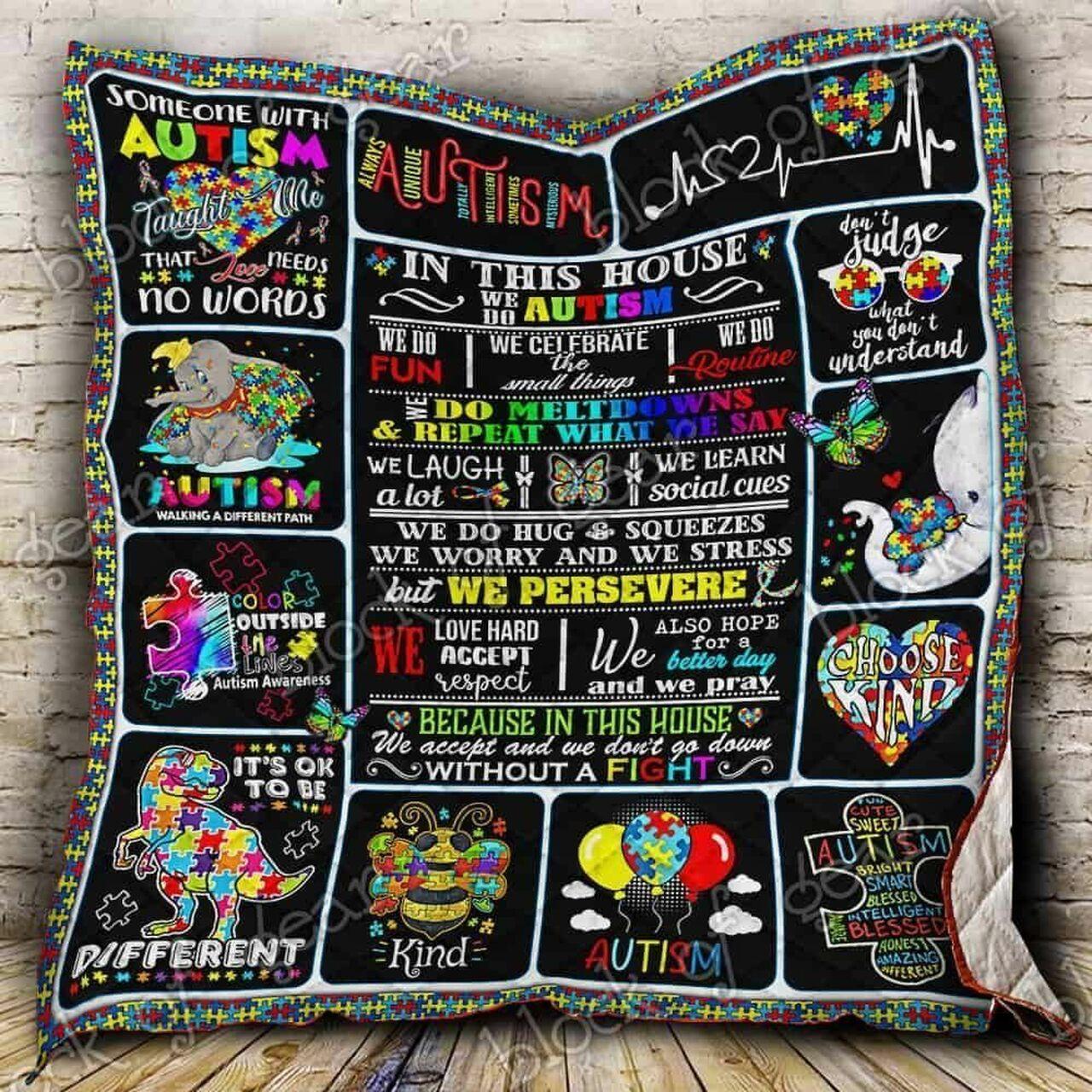 Autism Hur Quilt gt and Home Decor