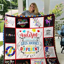 Autism Quilt Blanket Dhc1501673Vt and Home Decor