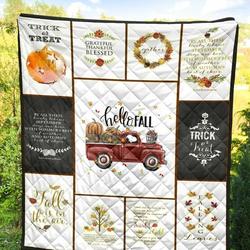 Autumn Dog Premium Quilt Xn and Home Decor