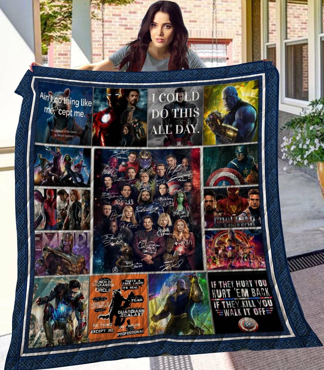 Avengers Quilt Blanket and Home Decor