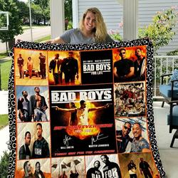 Bad Boys Quilt Blanket and Home Decor