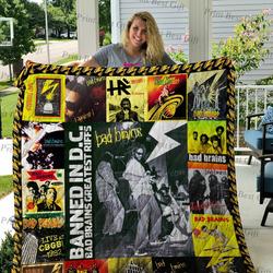 Bad Brains Albums Cover Poster Quilt Blanket and Home Decor