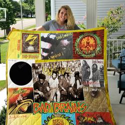 Bad Brains Quilt Blanket and Home Decor
