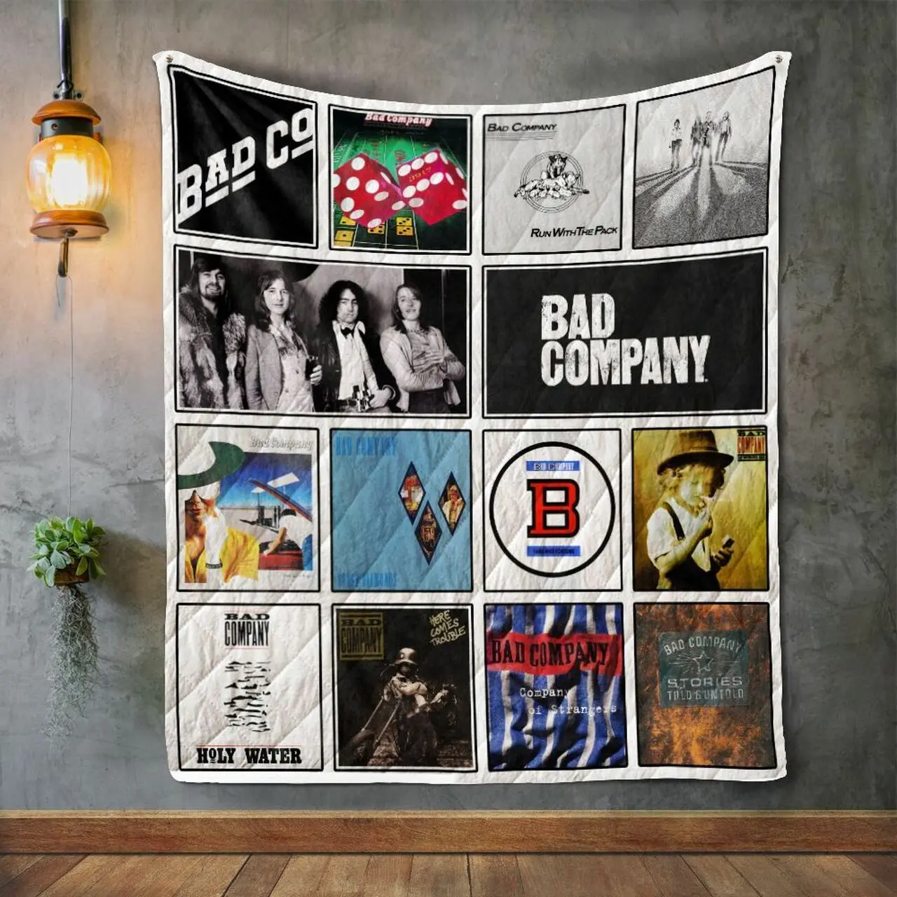 Bad Company Album Covers Quilt Blanket and Home Decor