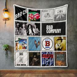 Bad Company Album Covers Quilt Blanket and Home Decor