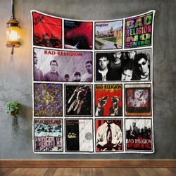 Bad Religion Album Covers Quilt Blanket and Home Decor