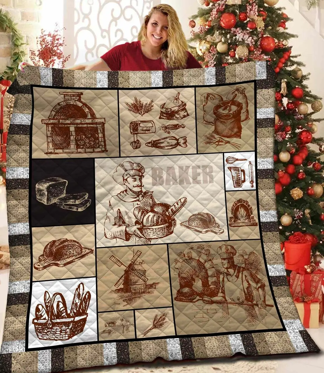 Baker Jfj Quilt Wm and Home Decor