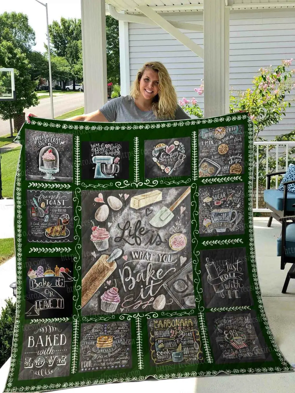 Baking Quilt Blanket 01 and Home Decor