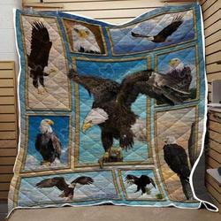 Bald Eagle Cl05100005Mdq Quilt Blanket and Home Decor