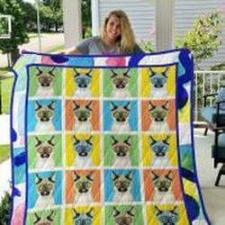 Balinese Cat Quilt Blanket Luk287 Dhc0301818Dd and Home Decor