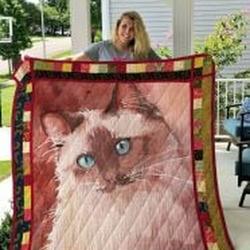 Balinese Cat Quilt Blanket Lukxi1 Dhc0301814Dd and Home Decor