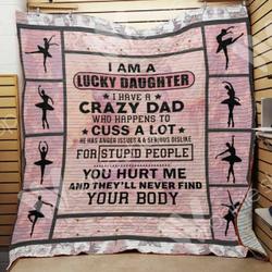 Ballet Dad Quilt Gxf and Home Decor
