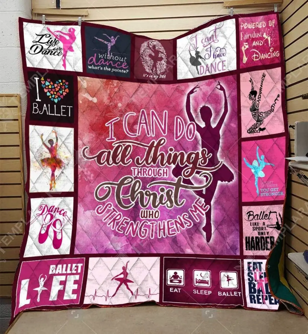 Ballet Quilt Jpr and Home Decor