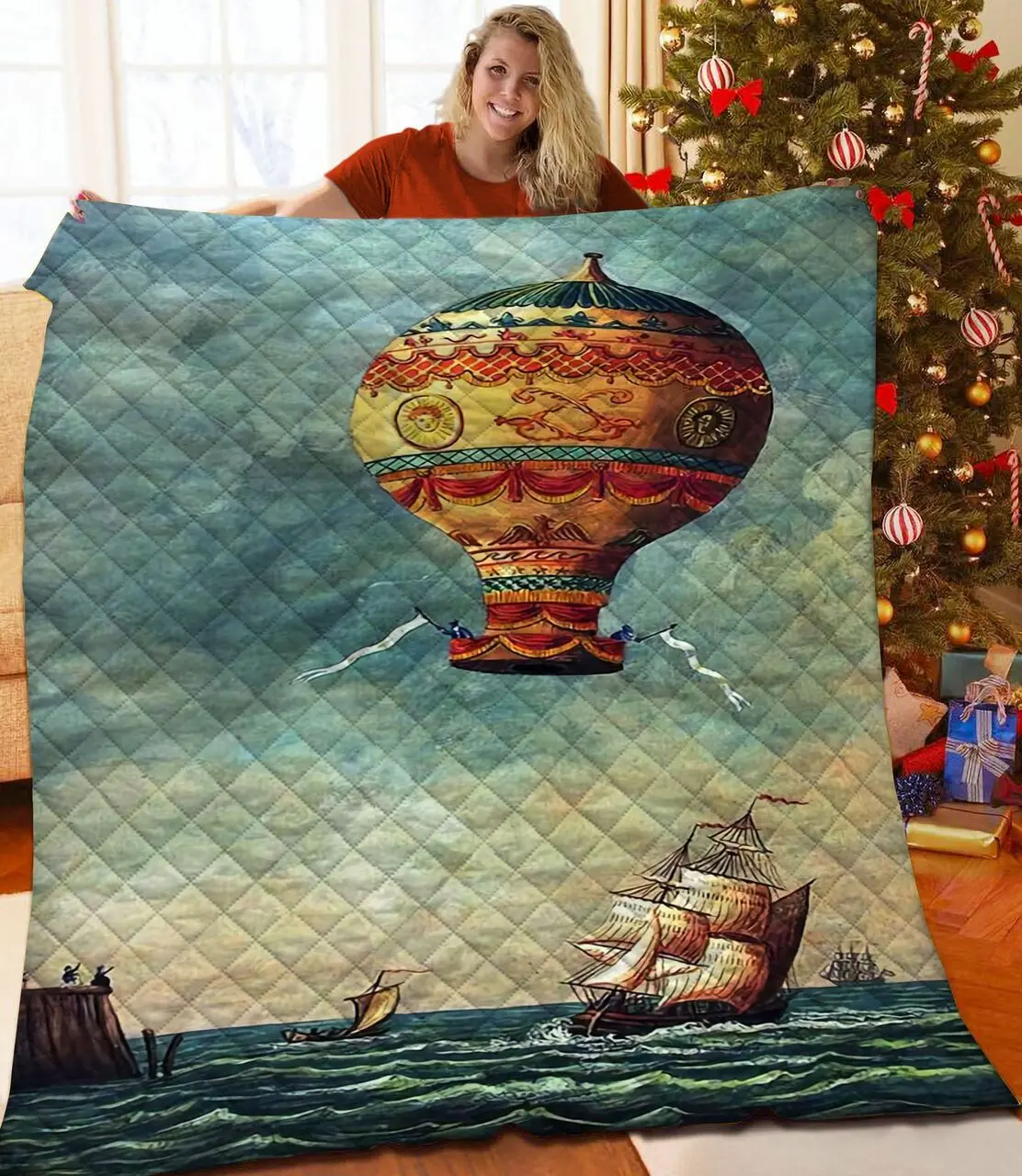 Balloon Jfj Quilt Xv and Home Decor