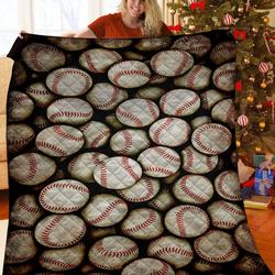 Basebal Jfj Quilt Qh and Home Decor
