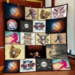 Baseball Awesome KL2409065CL Quilt Blanket and Home Decor