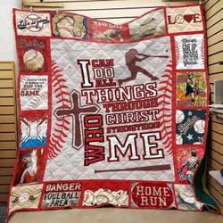 Baseball Cla1610001Q Quilt Blanket and Home Decor