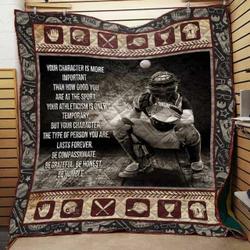Baseball Cla1610036Q Quilt Blanket and Home Decor