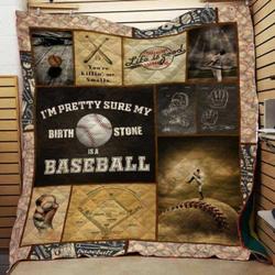 Baseball Cla1610038Q Quilt Blanket and Home Decor