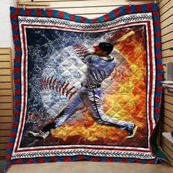 Baseball Cla1610043Q Quilt Blanket and Home Decor