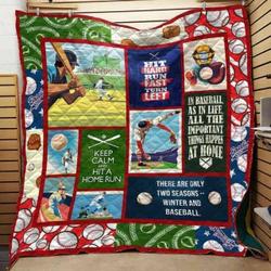 Baseball Cla1610047Q Quilt Blanket and Home Decor