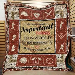 Baseball Cla1610050Q Quilt Blanket and Home Decor