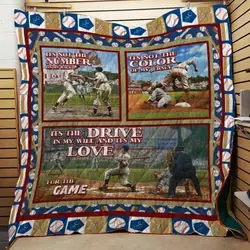 Baseball Cla1610057Q Quilt Blanket and Home Decor