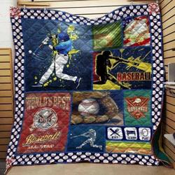 Baseball Cla1610058Q Quilt Blanket and Home Decor
