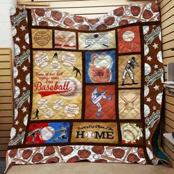 Baseball Cla1610059Q Quilt Blanket and Home Decor