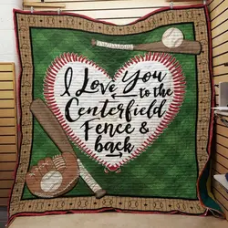 Baseball Cla1610776Q Quilt Blanket and Home Decor
