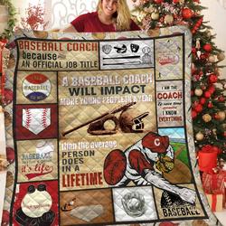 Baseball Coach Jfj Quilt Zp and Home Decor