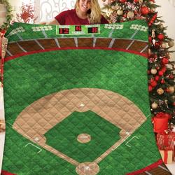 Baseball Jfj Quilt Dn and Home Decor