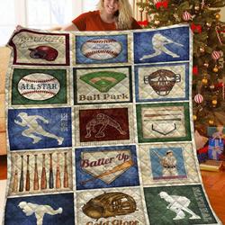 Baseball Jfj Quilt Gl and Home Decor