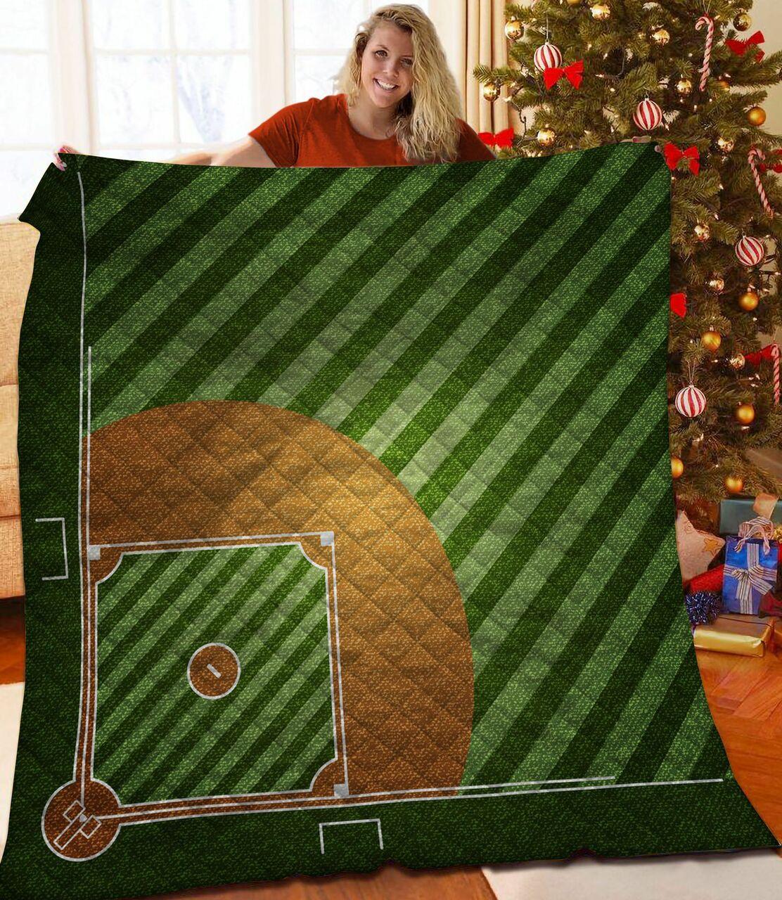 Baseball Jfj Quilt Jn and Home Decor