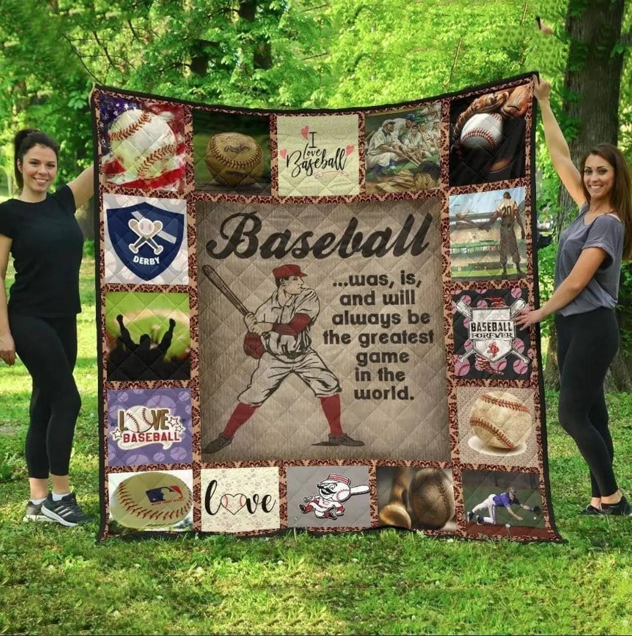 Baseball Jfj Quilt Vp and Home Decor