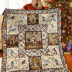 Baseball Jfj Quilt Xb and Home Decor