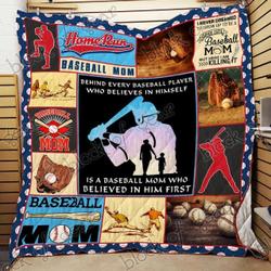 Baseball Mom Cl18100052Mdq Quilt Blanket and Home Decor